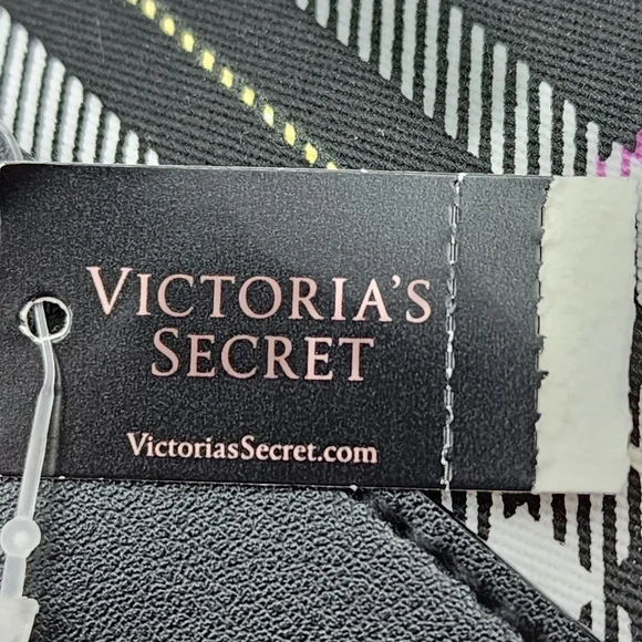 Victoria's Secret Women's Holiday Plaid Floral Tote Bag Hand Bag - Picture 11 of 11